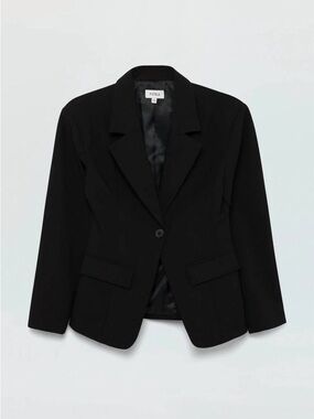 Pistola Stassi Black Cinch Blazer Size M Medium